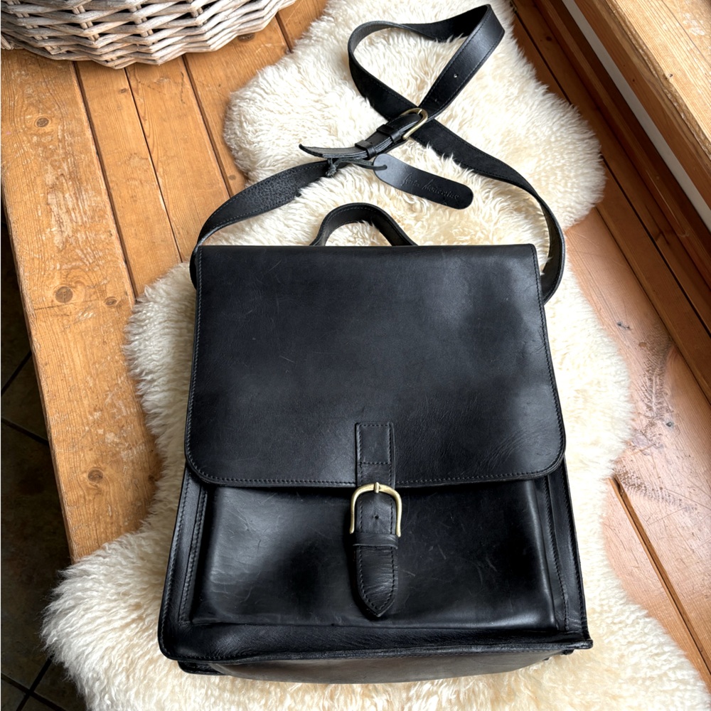 Vintage Oversized Leather Satchel
